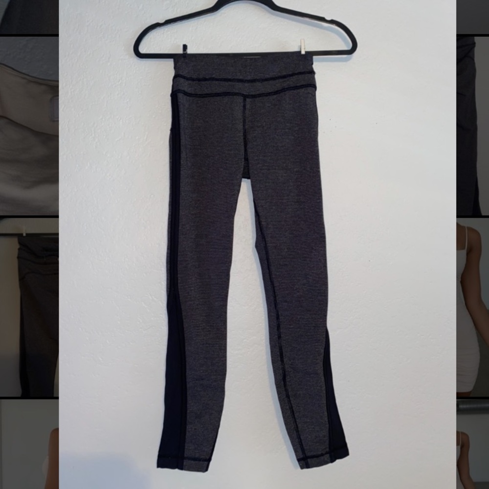 Lululemon 25” Striped Leggings Size 2